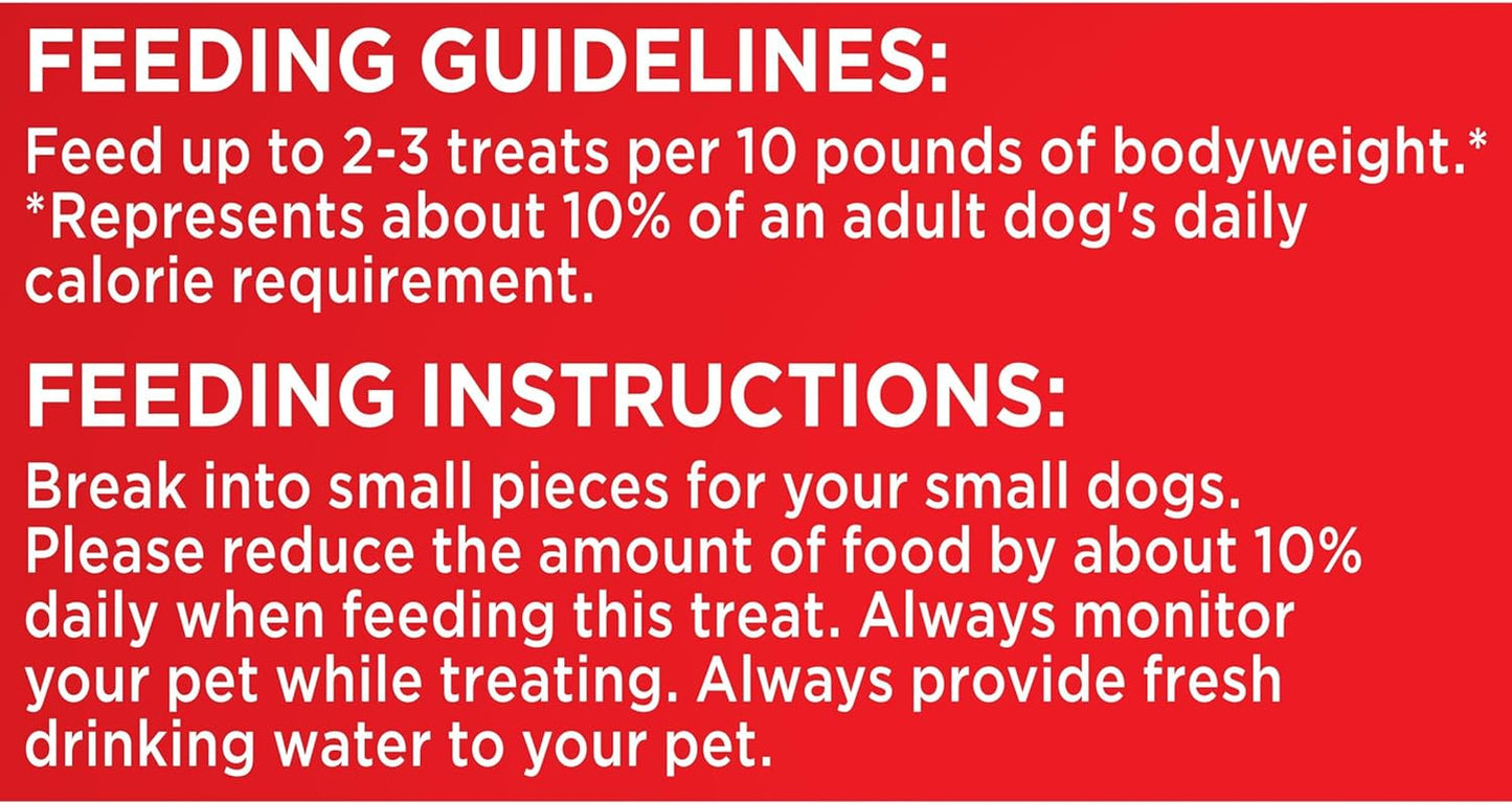 Marosnacks Small Dog Treats with Real Bone Marrow, 40 Oz. Canister | Dog Treats with 12% Protein