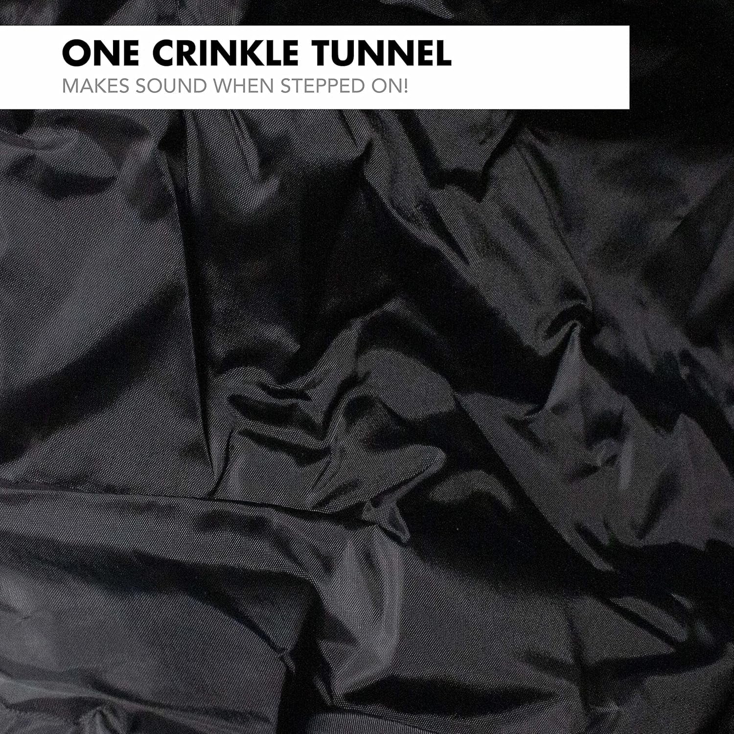 - 4 Way Tunnel and Crinkle Toy - Interactive Cat Toy with Ball - Suitable for Ferrets, Rabbits or Small Dogs - Light Blue - XL