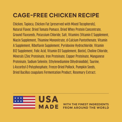 Ultimate Protein Grain Free Cage Free Chicken Recipe Natural Dry Cat Food, 10 Lb. Bag