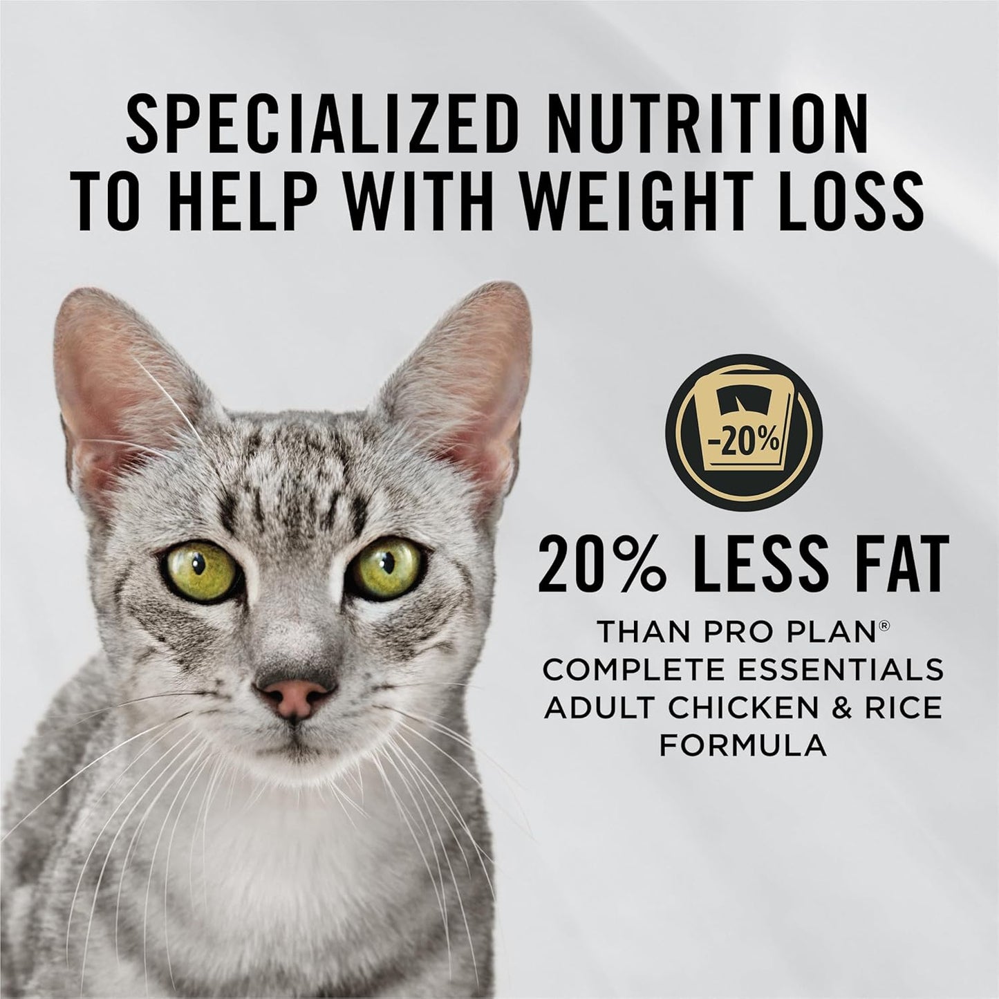 Purina Pro Plan Weight Management Chicken and Rice Adult Formula Dry Cat Food