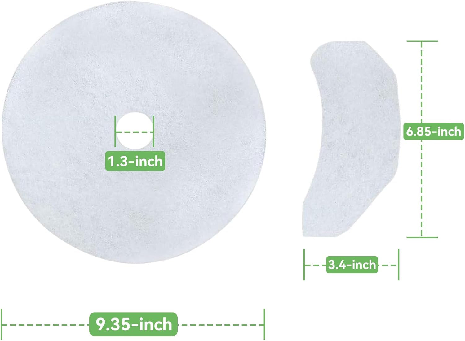 25 Pcs Compatible Cloth Dryer Filter Set, Cloth Dryer Replacement Include 20 Dryer Exhaust Filters, 5 Dryer Air Intake Filters for Panda, Magic Chef, Sonya and Avant Dryers