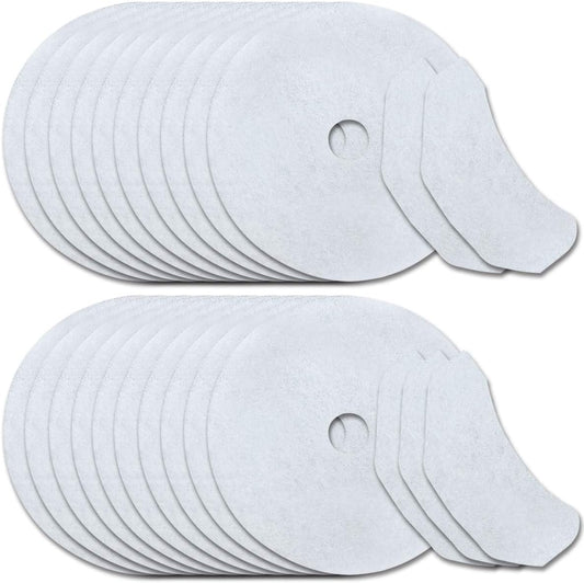 25 Pcs Compatible Cloth Dryer Filter Set, Cloth Dryer Replacement Include 20 Dryer Exhaust Filters, 5 Dryer Air Intake Filters for Panda, Magic Chef, Sonya and Avant Dryers