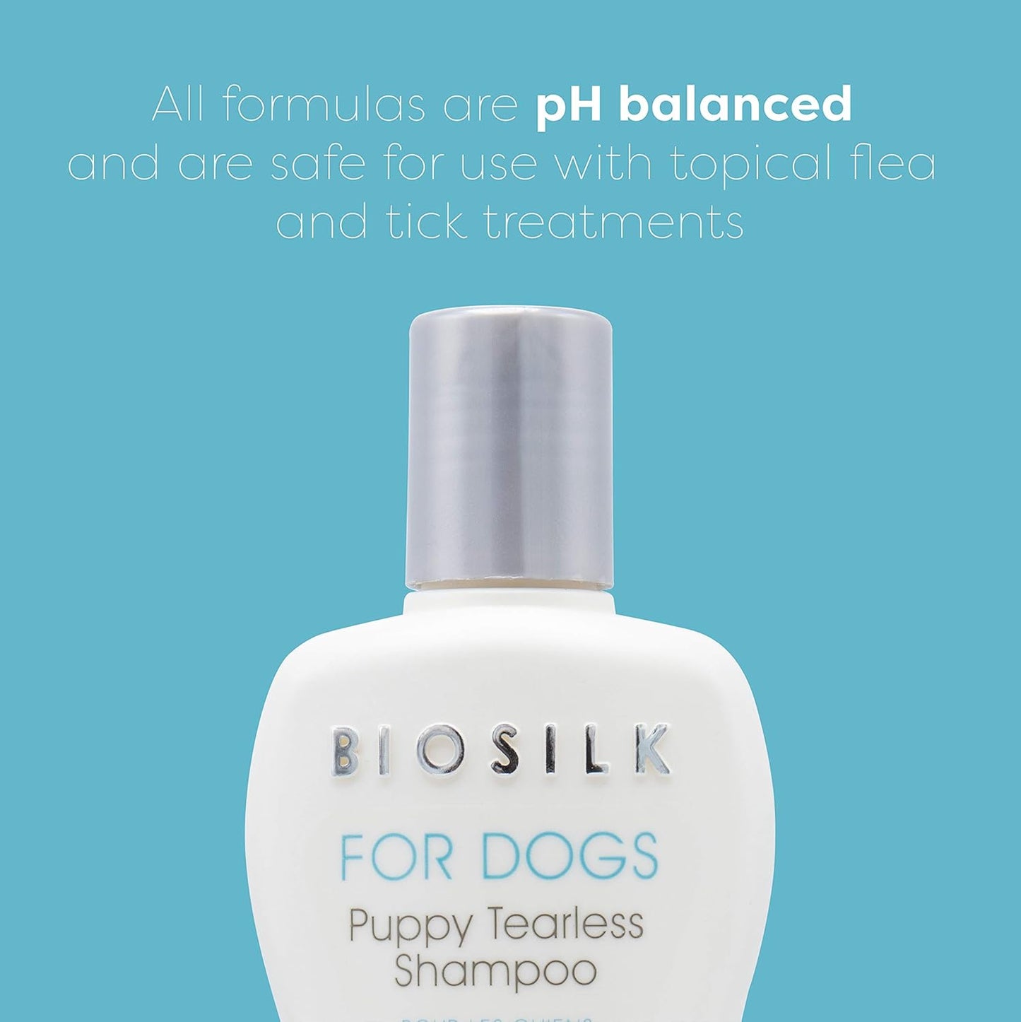 for Dogs Puppy Tearless Shampoo, Gentle Dog Wash with Silk Proteins, Paraben and Sulfate Free Formula Helps Clean and Condition Coats for Puppies and Dogs, 12 Fl Oz | Paraben- and Sulfate-Free Formula with Silk Proteins Cleans and Conditions Puppy Coats