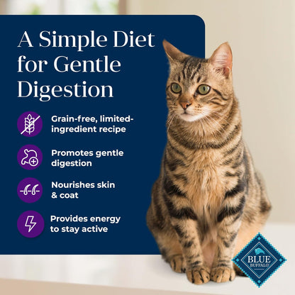 Basics Turkey Grain-Free Dry Cat Food, 11 Lb | Skin & Stomach Care, Real Turkey #1 Ingredient, Limited Ingredient Diet, Antioxidant-Rich Lifesource Bits, Skin & Coat Health