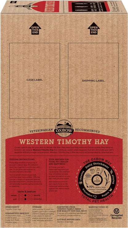 Western Timothy Hay, Guinea Pig Hay, Small Pet Bunny Supplies, All Natural Grass for Guinea Pig, Bunny, Chinchilla & Hamster,  Rabbit Supplies for Bunnies, 9 Lb Box |  Timothy Hay, Bunny Hay for Rabbits, Guinea Pigs, Bunnies and Chinchillas, Hand-Sorted, De-Dusted, Made in USA