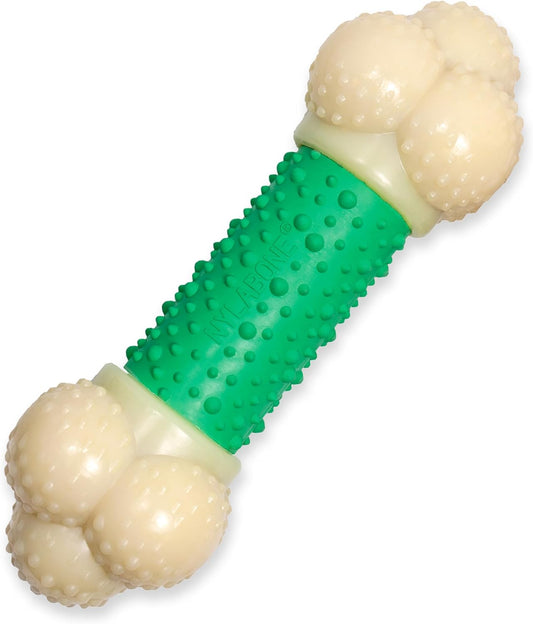 Power Chew Double Action Barbell Bone Dog Chew Toy, X-Large | Durable Dog Toy for Large Dog Breeds 50+ Lbs, Teeth-Cleaning Textures, Long Lasting, Discourages Destructive Chewing