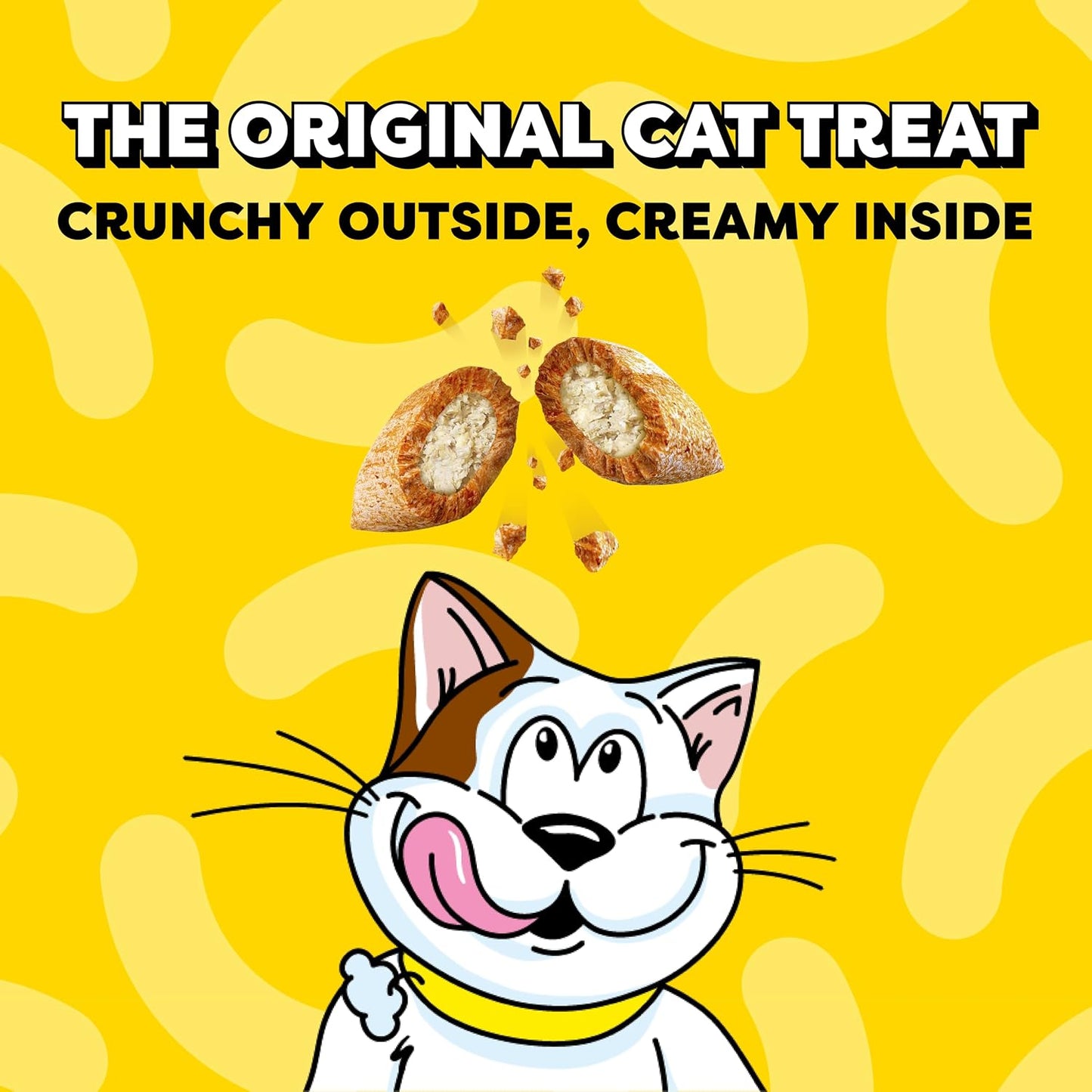 Classic Crunchy and Soft Cat Treats, Seafood Medley, 30 Oz | under 2 Calories per Treat, 100% Complete & Balanced Adult Cat Nutrition, Resealable Tub, Use as Snack, Meal, or Food Topper