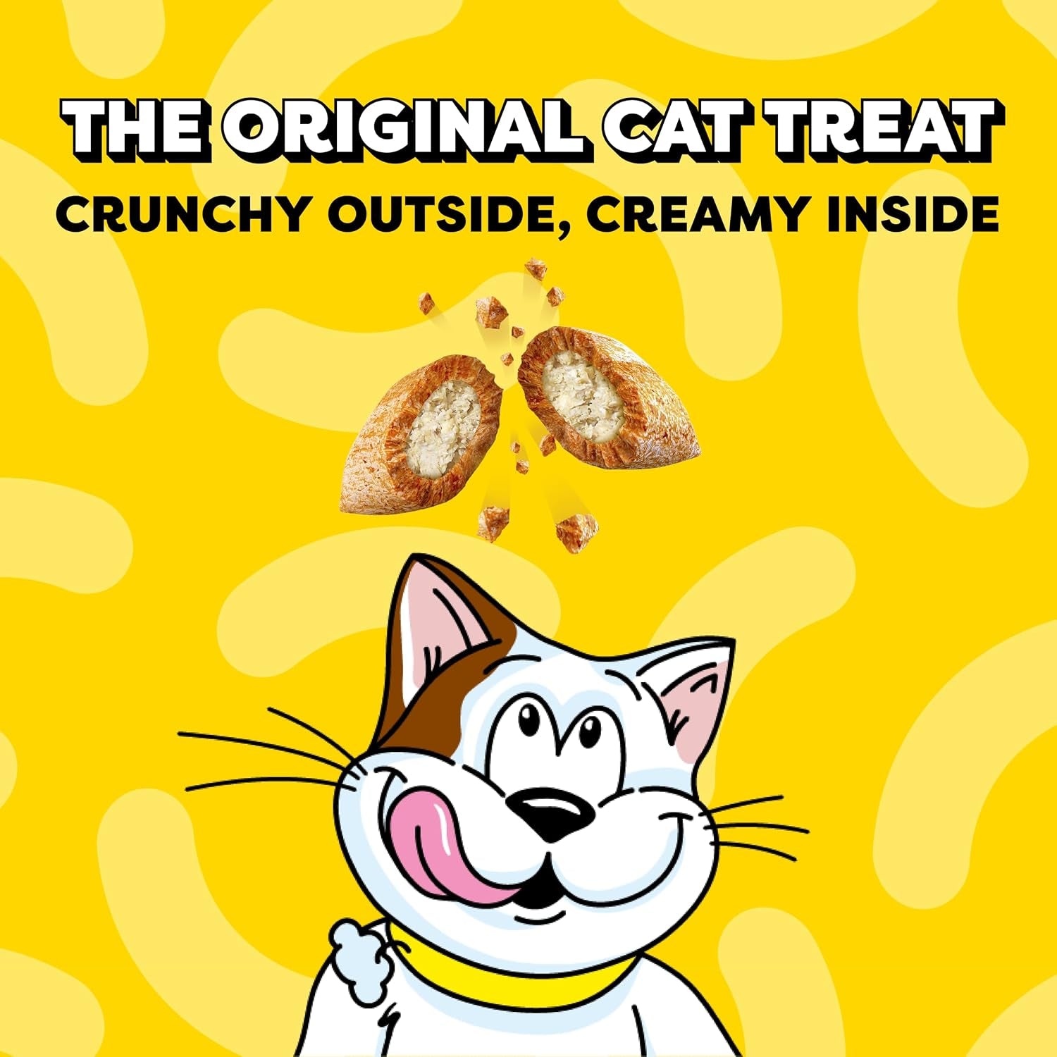 Classic Crunchy and Soft Cat Treats, Seafood Medley, 30 Oz | under 2 Calories per Treat, 100% Complete & Balanced Adult Cat Nutrition, Resealable Tub, Use as Snack, Meal, or Food Topper