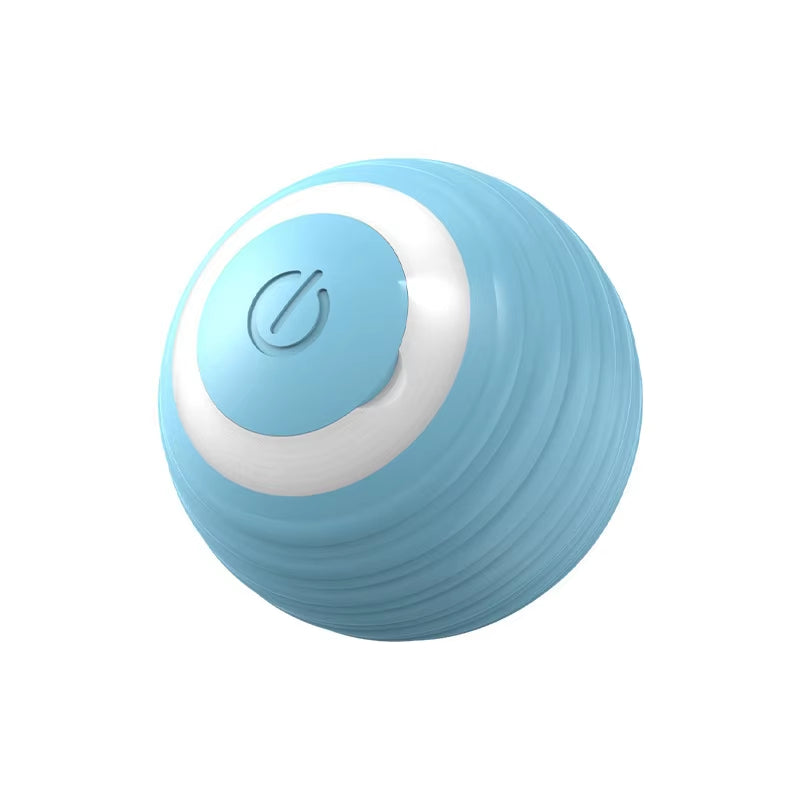 Interactive Cat Ball USB Rechargeable Fast Rolling Random Motion Hunting Cat Toy Automatic Indoor Play