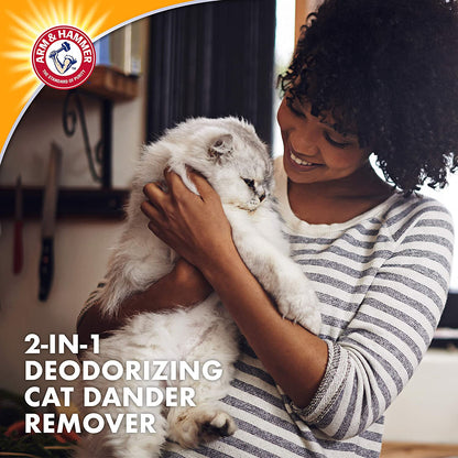 2-In-1 Deodorizing Cat Shampoo, Lavender Chamomile, 20 Fl Oz | Baking Soda Formula Reduces Dander While Cleaning and Deodorizing the Coat in One Wash