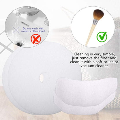 25 Pcs Compatible Cloth Dryer Filter Set, Cloth Dryer Replacement Include 20 Dryer Exhaust Filters, 5 Dryer Air Intake Filters for Panda, Magic Chef, Sonya and Avant Dryers