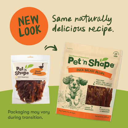 Duck Breast Jerky Dog Treats - 16 Ounce