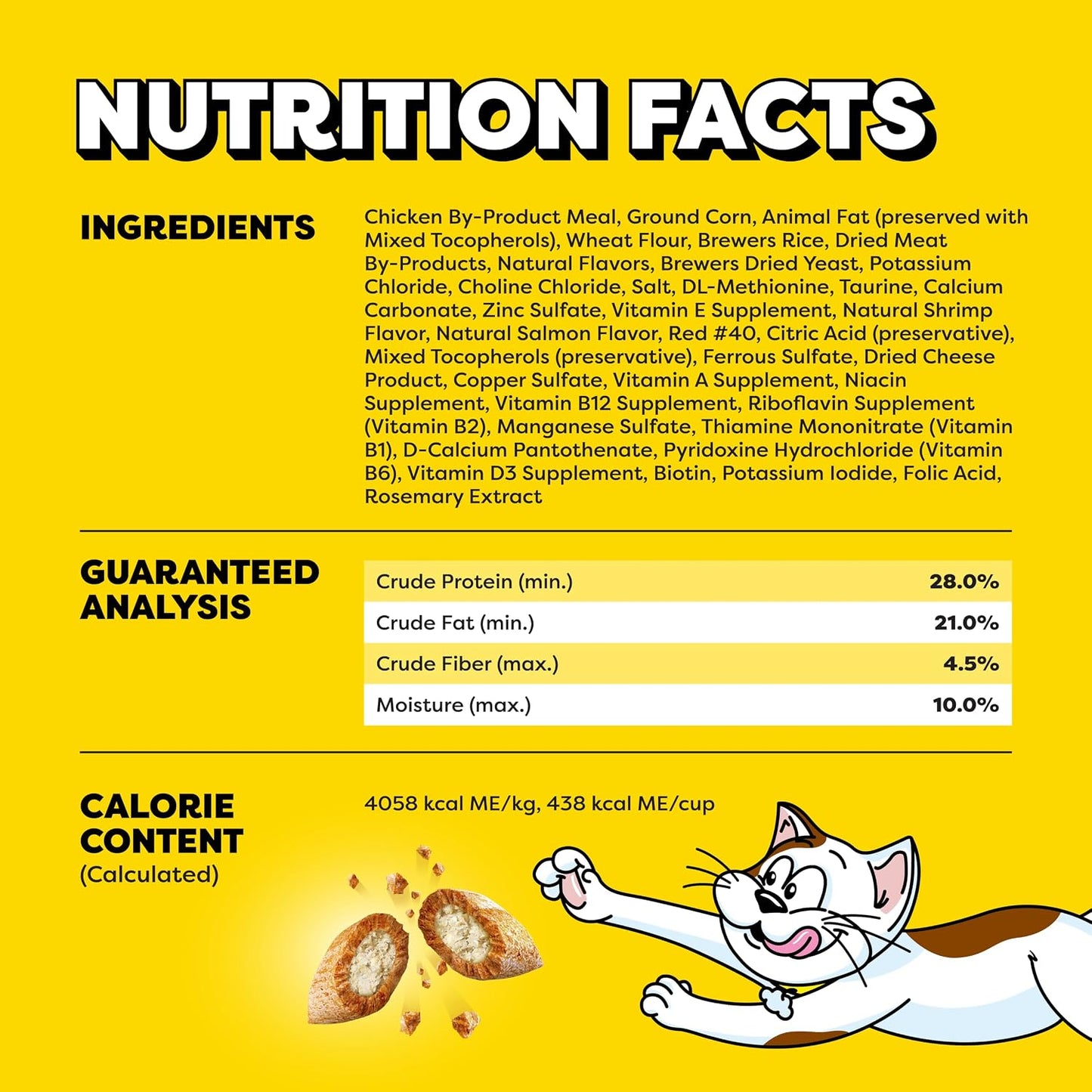 Classic Crunchy and Soft Cat Treats, Seafood Medley, 30 Oz | under 2 Calories per Treat, 100% Complete & Balanced Adult Cat Nutrition, Resealable Tub, Use as Snack, Meal, or Food Topper