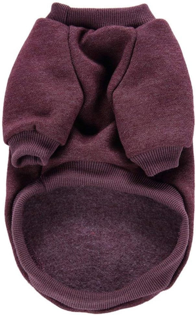 Pet Dog Classic Knitwear Sweater Warm Winter Puppy Pet Coat Soft Sweater Clothing for Small Dogs (XS, Brown)