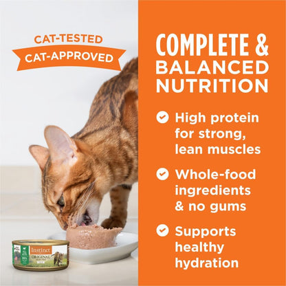 Original Grain Free Real Lamb Recipe Natural Wet Canned Cat Food by Nature'S Variety, 5.5 Ounce (Pack of 12) | Rich & Creamy Pate Texture, High Protein, Real Lamb, Whole-Food Ingredients, Grain-Free, Hydration Support
