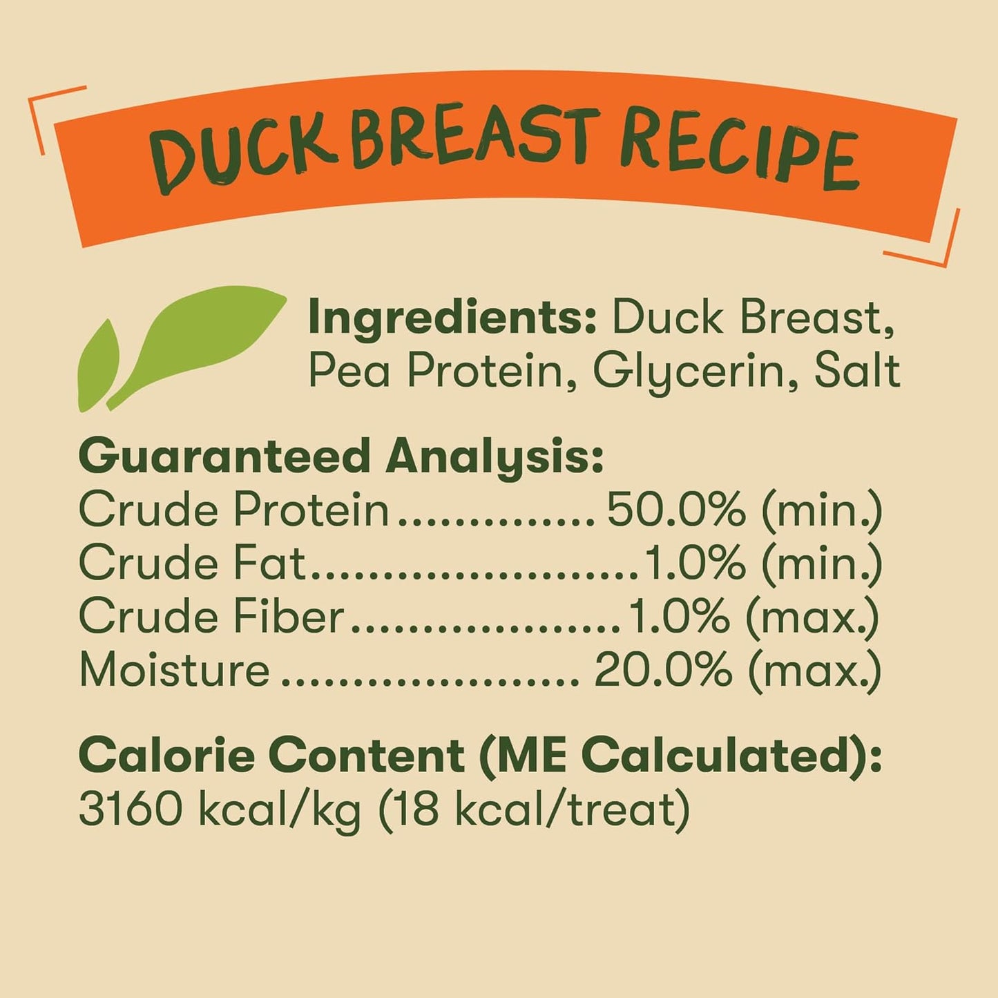 Duck Breast Jerky Dog Treats - 16 Ounce