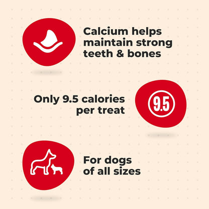 Marosnacks Small Dog Treats with Real Bone Marrow, 40 Oz. Canister | Dog Treats with 12% Protein