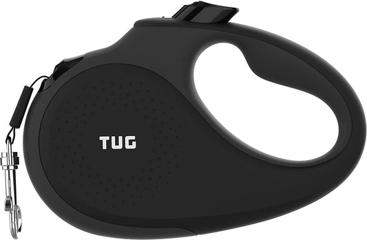 Original Retractable Dog Leash, Anti-Slip, 16’ Tape (Large, Black/Grey) | Anti-Slip Handle, 16 Ft Strong Nylon Tape, One-Handed Brake, Pause, Lock