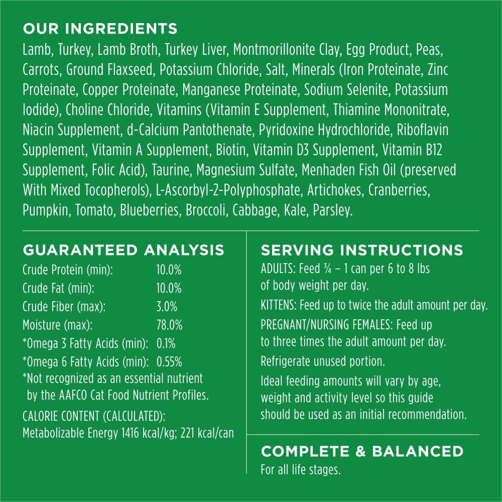 Original Grain Free Real Lamb Recipe Natural Wet Canned Cat Food by Nature'S Variety, 5.5 Ounce (Pack of 12) | Rich & Creamy Pate Texture, High Protein, Real Lamb, Whole-Food Ingredients, Grain-Free, Hydration Support