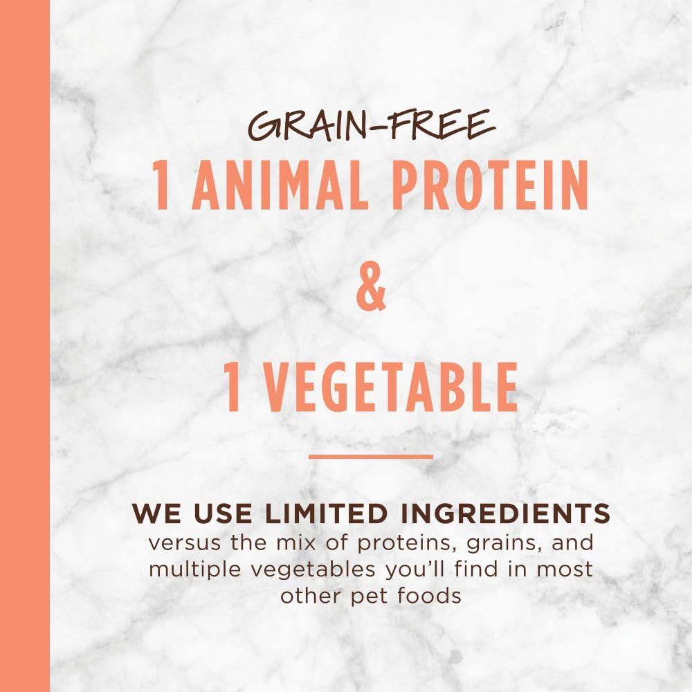 Limited Ingredient Diet Dry Dog Food, Real Salmon, 20 Lb. Bag | Single Animal Protein and Vegetable Recipe, Raw-Coated Kibble, Wild-Caught Salmon, Gentle on Sensitive Stomachs