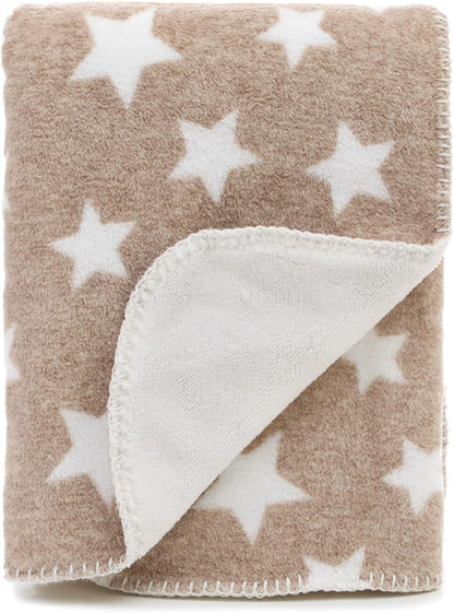 Dog Blanket Double Layer 30 X 40 Inches, Micro Fleece Plush Warm Puppy Blanket Bed Cover Protection Pet Cat Kitten Flannel Throw Blanket